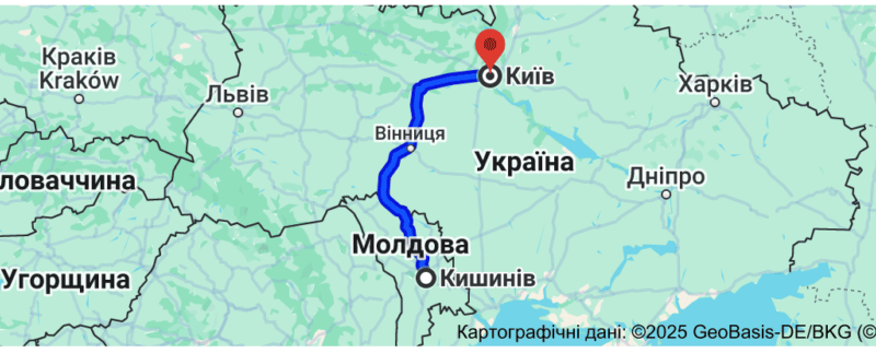 Таксі Київ Кишинів: чому прямий трансфер часто виявляється практичнішим за автобус