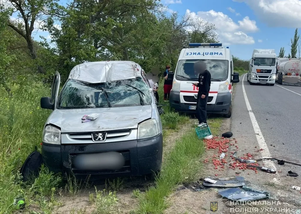 Нещасний обгін на трасі Одеса, Рені: двоє дітей госпіталізовані