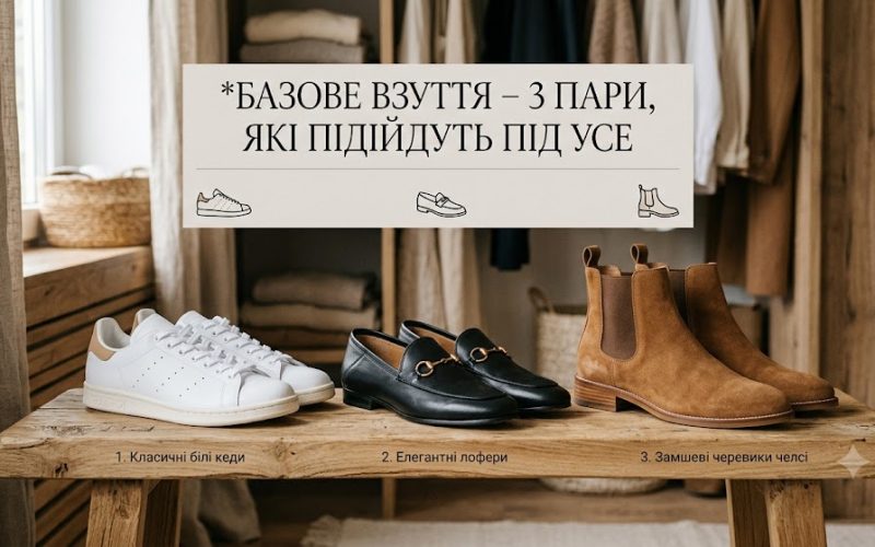 Базове взуття – 3 пари, які підійдуть під усе